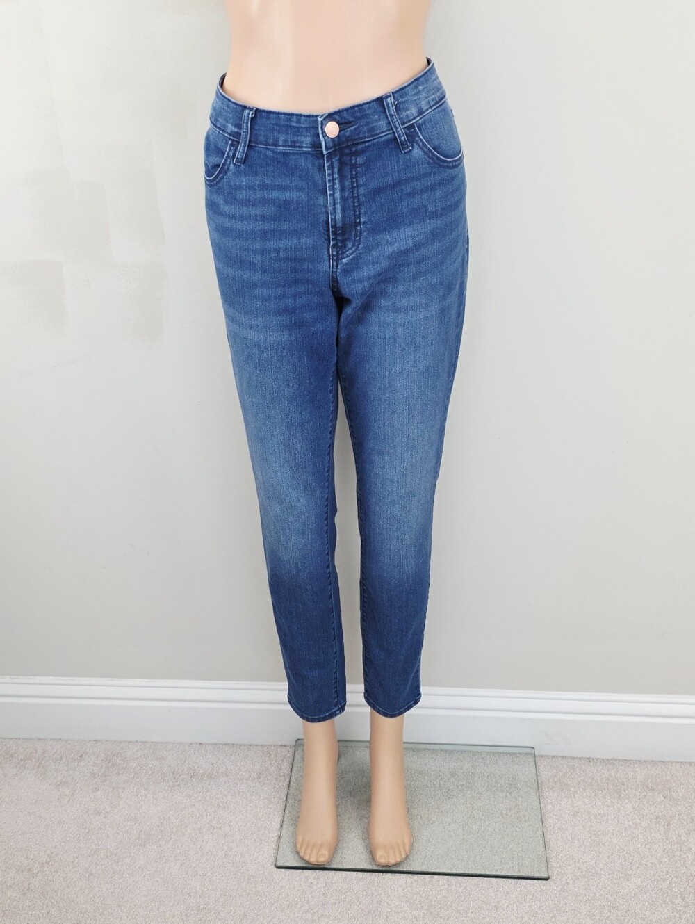 Old Navy Super Skinny Mid Rise Ankle Jeans Pants